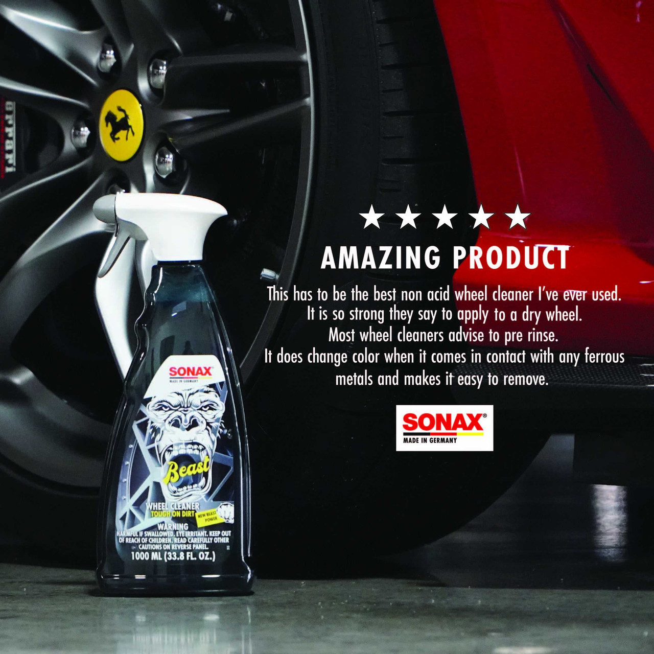 SONAX The Beast Wheel Cleaner 1 Liter | Autogeek