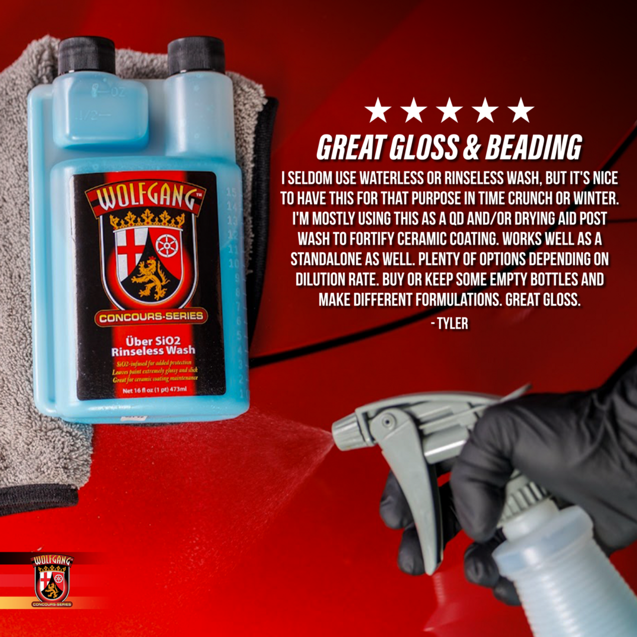 【WOOHWA】POLISH COATING PT Wolfgang Uber SiO2 Rinseless Wash - Wolfgang Car Care