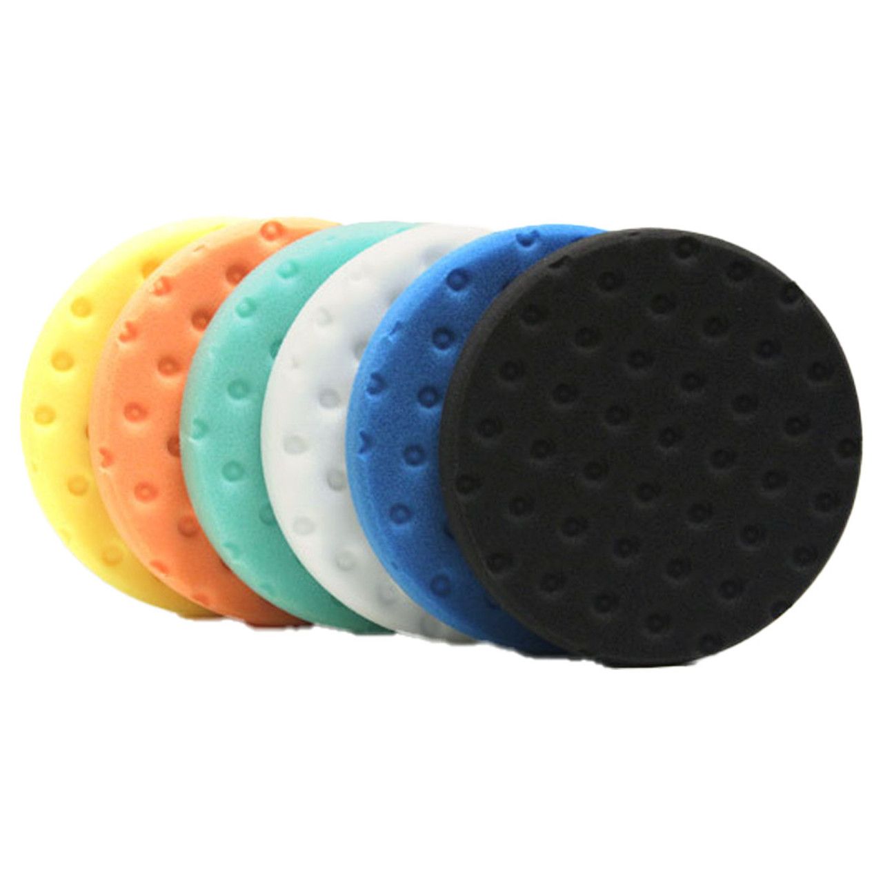 6 Pack 5.75 Inch CCS Waffle Foam Pad System - Mix & Match - FREE BONUS!