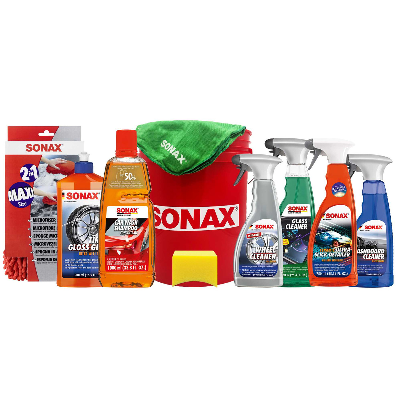 ソナックス コンパウンドセット SONAX Car Wash Summer Bucket Kit | Autogeek