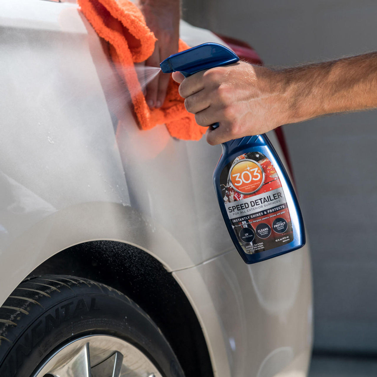 Golden Shine Waterless Car Wash 16oz Spray | Cal Car Duster