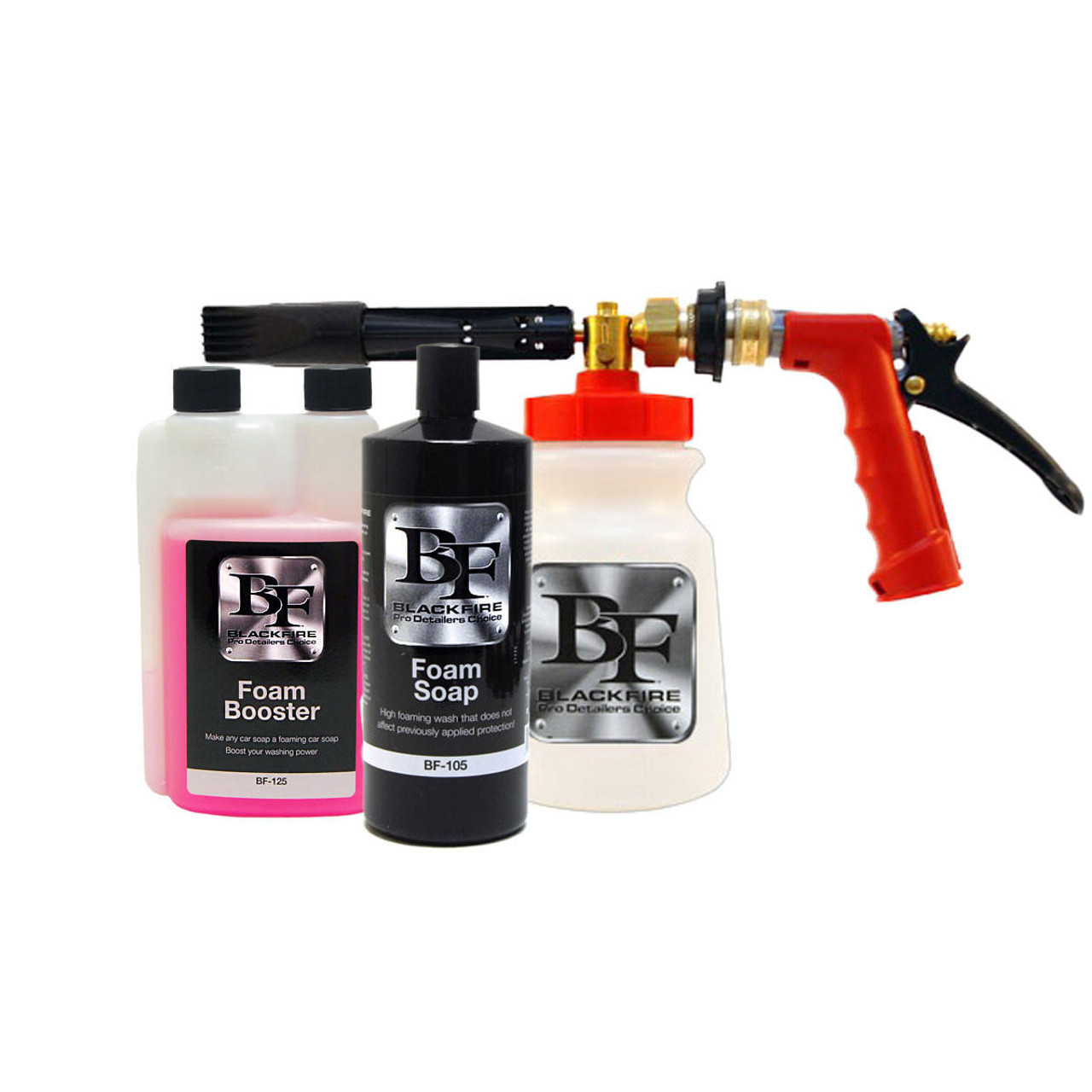 Car Wash Foam Gun w/ 16oz Soap - Foam Cannon Garden Hose - Foam