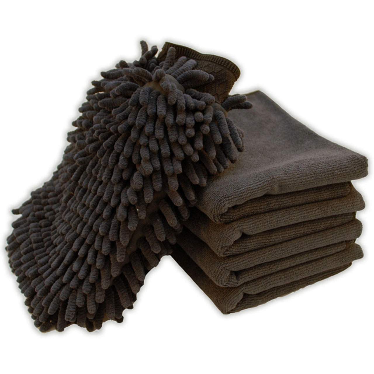 Wash Mitts & Microfiber Cloth Set