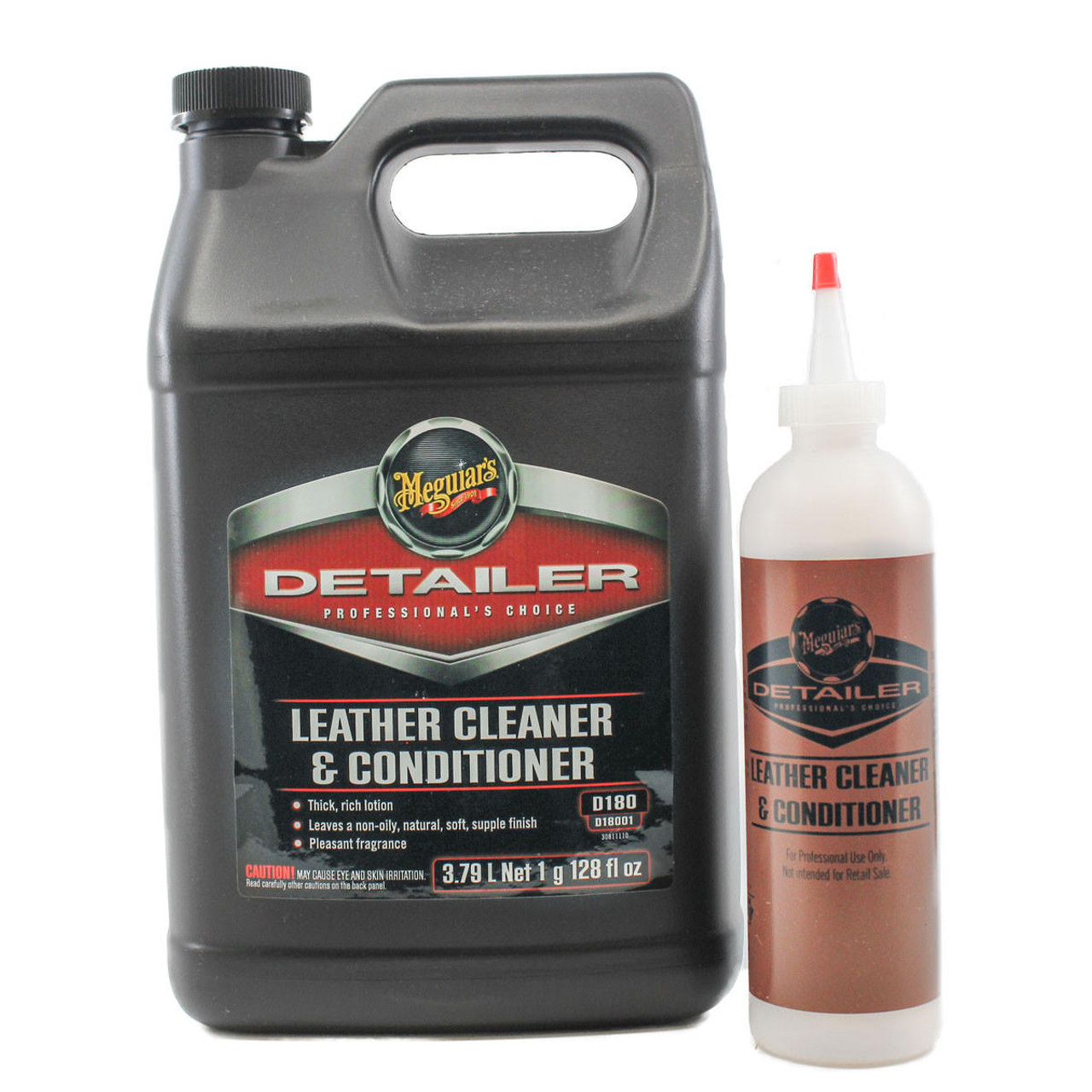 Meguiars D180 Leather Cleaner And Conditioner Bundle