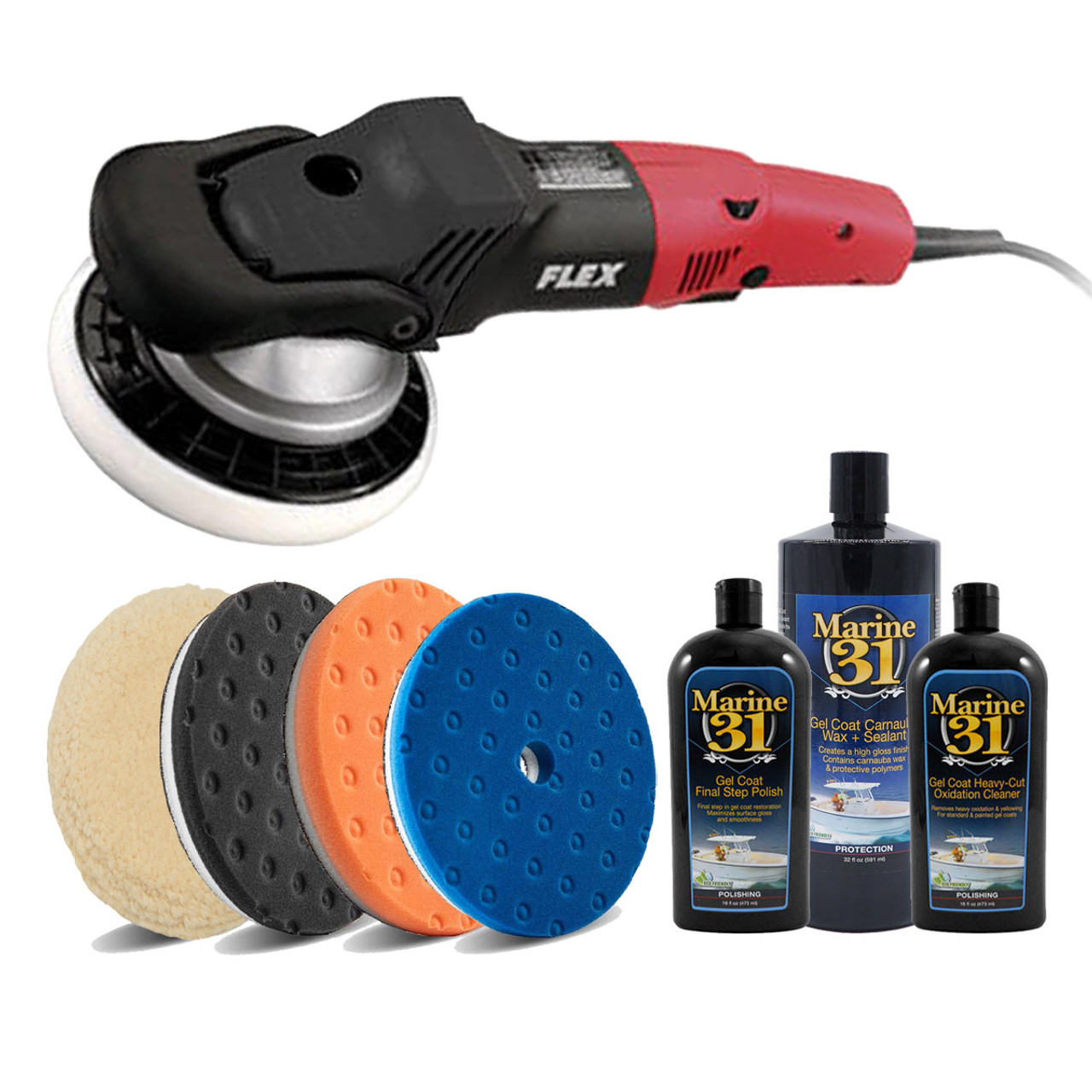 FLEX XC3401 Marine 31 Boat Oxidation Removal Kit