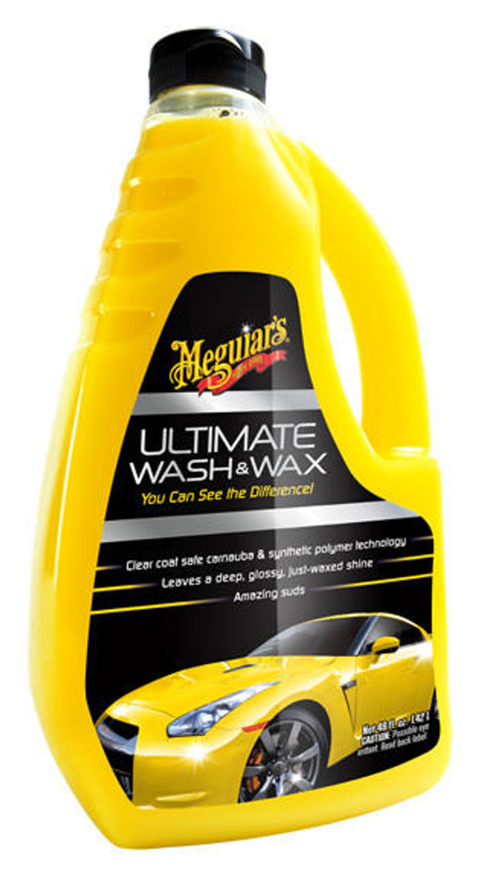 Meguiars Ultimate Wash & Wax, car shampoo with wax, car wash and