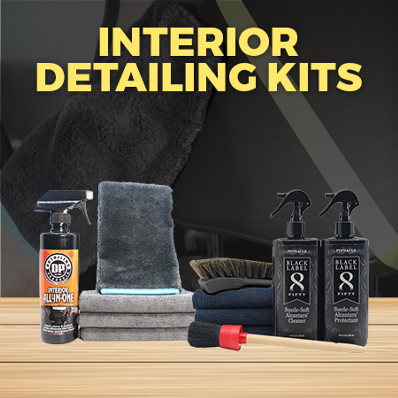 Pinnacle Black Label Suede-Soft Alcantara Cleaning Kit