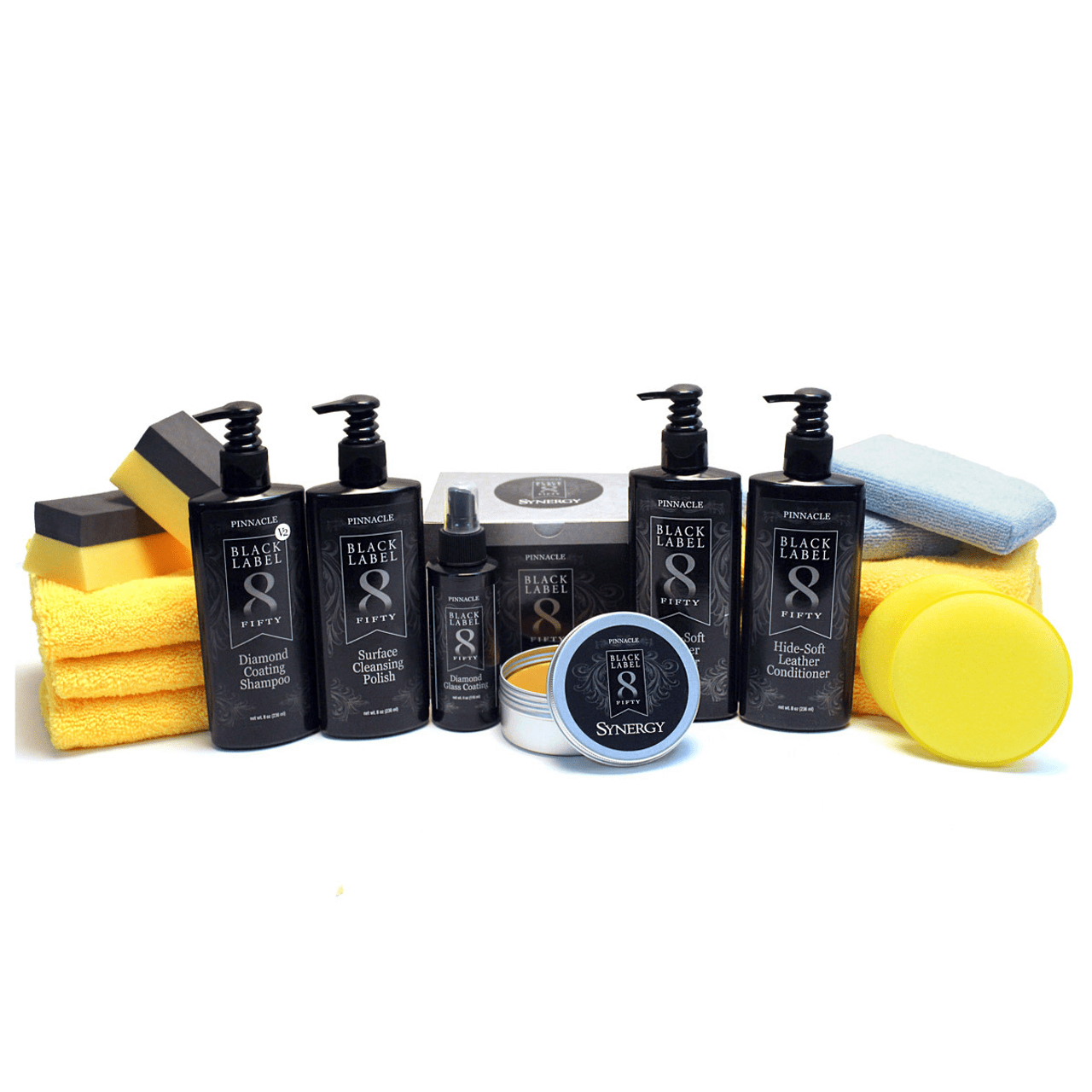 Pinnacle Black Label Car Care Kits