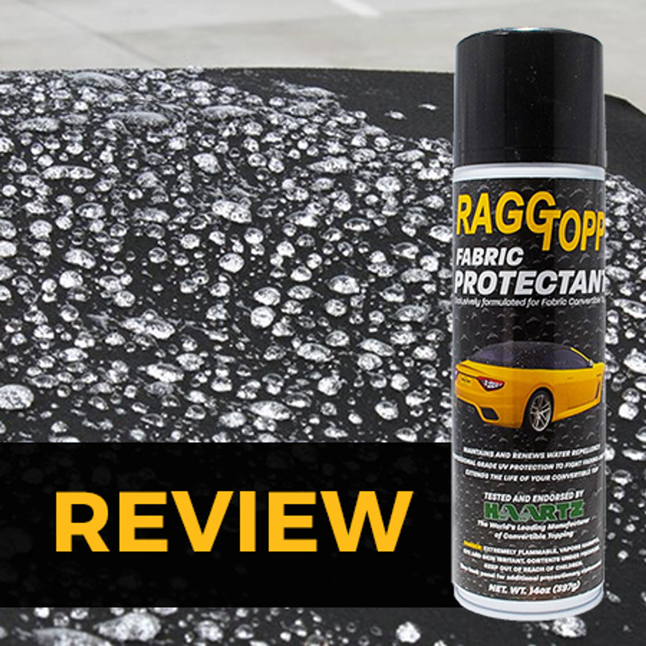 RaggTopp Fabric Top Cleaner and Protectant for Canvas Convertible Tops