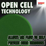 SONAX Green Medium Polishing Pad - 6 Inch