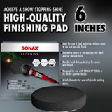 SONAX Grey Soft Polishing Pad - 6 Inch