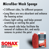 SONAX Microfiber Car Wash Sponge