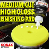 SONAX Yellow Dual Action Polishing Pad - 6.5 Inch