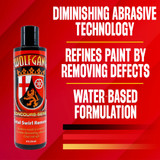 Wolfgang Total Swirl Remover uses diminishing abrasives to refine paint and remove defects.