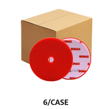 SONAX Red Hard Cutting Polishing Pad - 6.5 Inch (Case of 6) - SON-493441