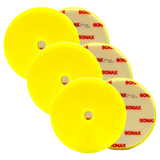 SONAX Yellow Dual Action Polishing Pad - 6.5 Inch (Case of 6) - SON-493500