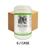 MULTI PURPOSE CLEANING WIPES 6 TUBS/ 70CT - 8-140-TUB