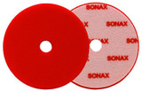 SONAX Red Dual Action Hard Cutting Pad - 5.5 in