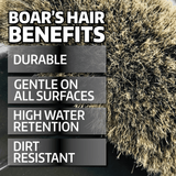Montana Original Boars Hair Car Wash Brush PLUS And Telescopic Handle