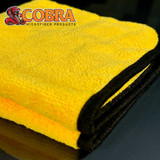 Cobra 6 Pack Gold Plush Microfiber Towel 16 x 24 Inch