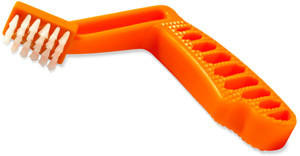 Foam Pad Conditioning Brush cleans and reconditions foam and wool pads on the buffer. remove