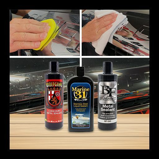 Exterior Car Detailing Exterior Trim & Metal Metal Sealants