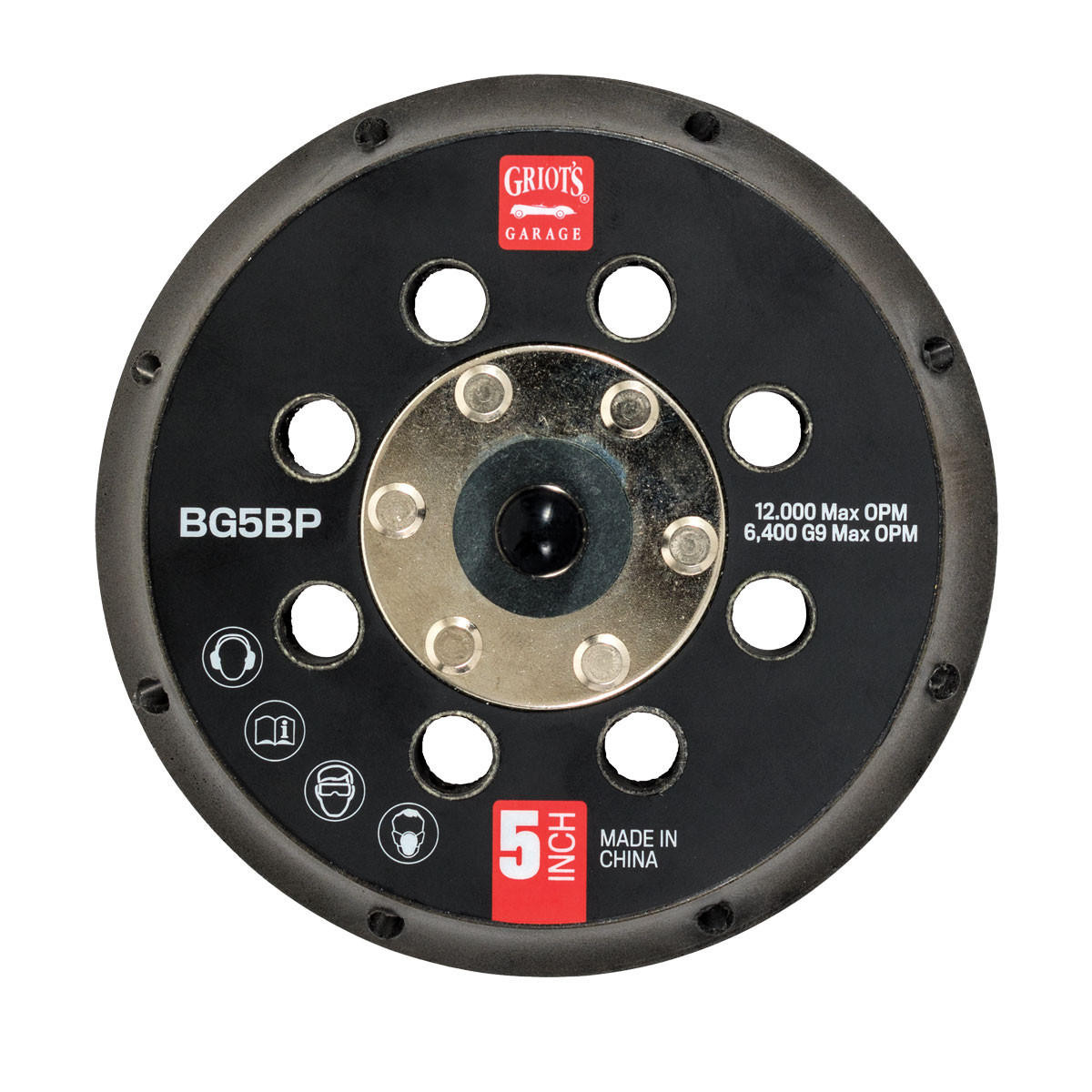 Griots Garage 6 in. Vented Orbital Backing Plate