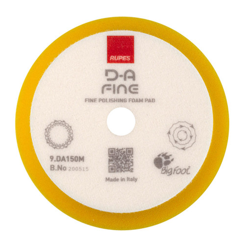 RUPES DA Yellow Fine Foam Pad - 6 in