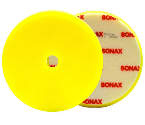 SONAX Yellow Dual Action Polishing Pad - 6.5 in