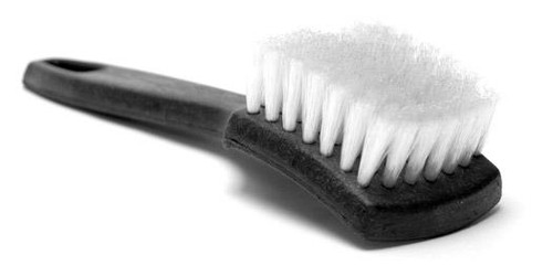 Small Stiff Tire Scrubbing Brush