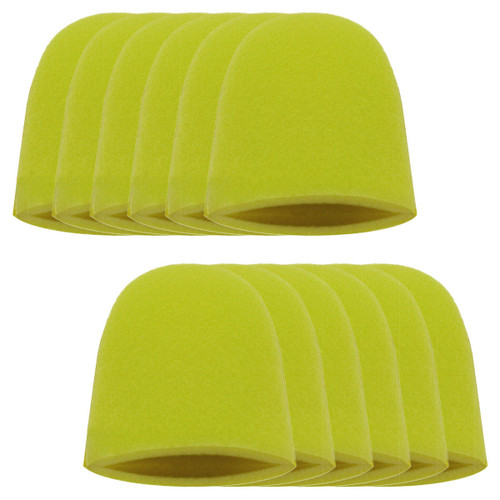 HI-TECH Yellow Aggressive Flex Foam Finger Pockets - 12 Pack HI-TECH Yellow Aggressive Flex Foam Finger Pockets - 12 Pack