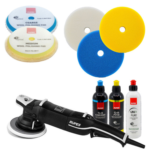 Rupes LHR15 Mark III Polisher Complete Kit | Bigfoot Bag Combo