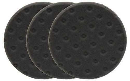 Lake Country Mfg 3 Pack - Black Finishing CCS Smart Pads DA 5.5 in Foam Pads