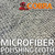 Cobra Storm Gray Edgeless Microfiber Polishing Cloth 16 x 16 Inch