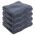 Speed Master Cloud 9 Microfiber Buffing Towel - Gray 16 x 16 Inch - 4 Pack