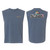 American Apparel Heavyweight Cotton Garment-Dyed Muscle Tee - FRONT AND BACK