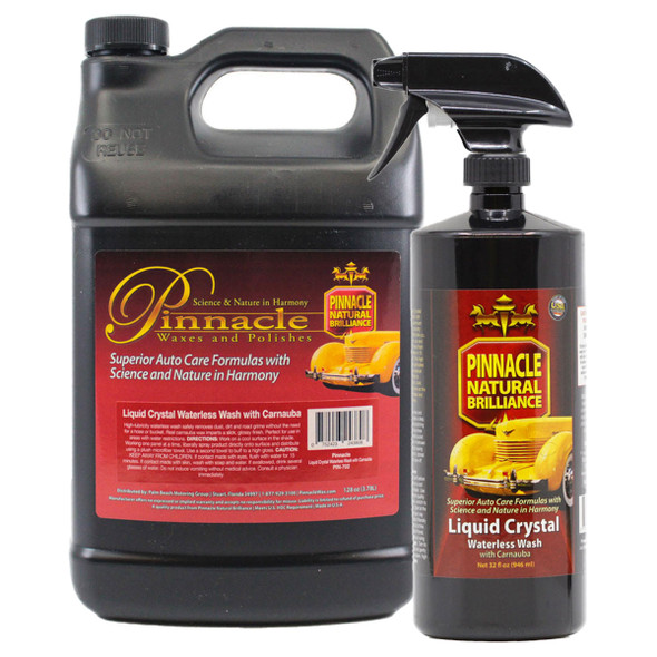 Pinnacle Liquid Crystal Waterless Wash with Carnauba