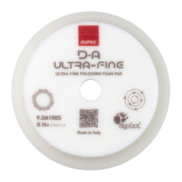 RUPES DA White Ultrafine Foam Pad - 6 in