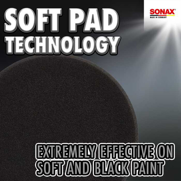 SONAX Grey Soft Polishing Pad - 6 Inch