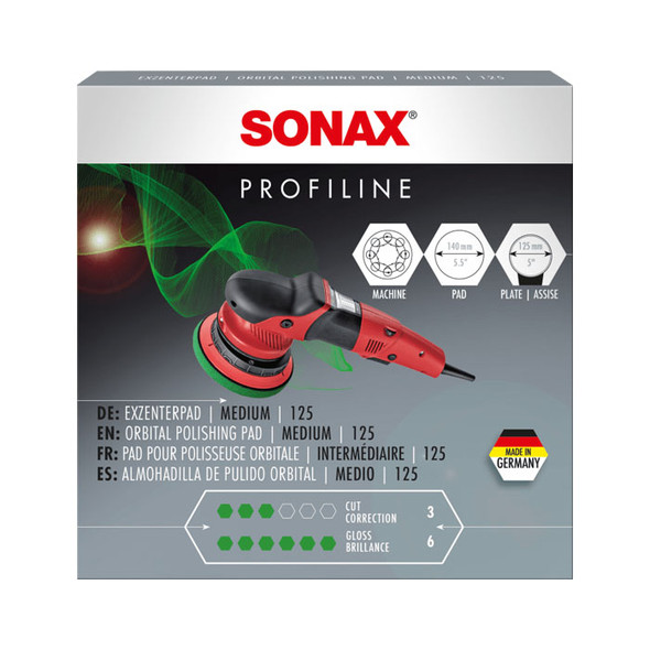 SONAX Green Dual Action Polishing Pad 5.5 inch