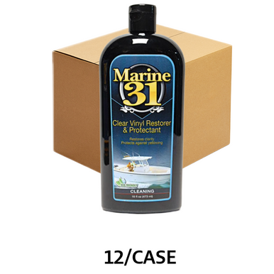 Marine 31 Clear Vinyl Restorer And Protectant 16 oz (Case of 12) - M31-460