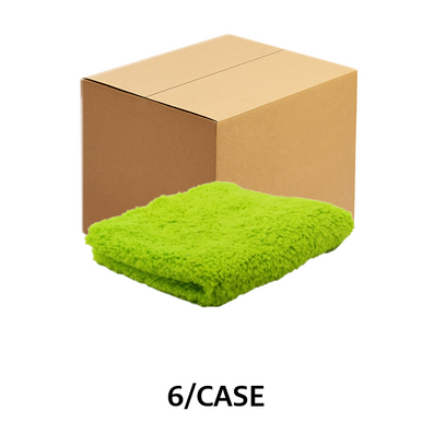 Speed Master Cloud 9 Microfiber Buffing Towel - Green 16 x 16 Inch (Case of 12) - DSM-GREEN