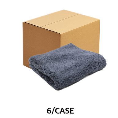 Speed Master Cloud 9 Microfiber Buffing Towel - Gray 16 x 16 Inch (Case of 12) - DSM-GRAY