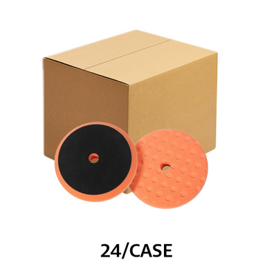 7 Inch Precision Rotary CCS Orange Light Cutting Pad (Case of 24) - LC-PR-24700-CCS