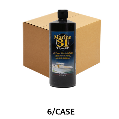 Marine 31 Gel Coat Wash And Wax with Carnauba 32 oz (Case of 6) - M31-100