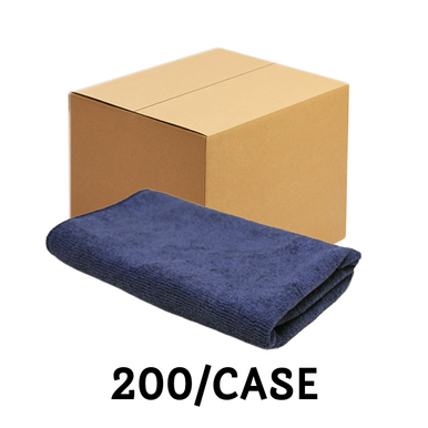 Cobra Indigo All Purpose Microfiber Towel 16 x 16 Inch (Case of 200) - COBRA-MF-INDIGO16