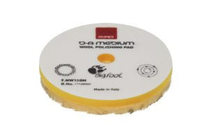 5 Inch RUPES Precision Pro Yellow D-A Medium Wool Polishing Pad