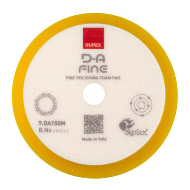 RUPES DA Yellow Fine Foam Pad - 6 in