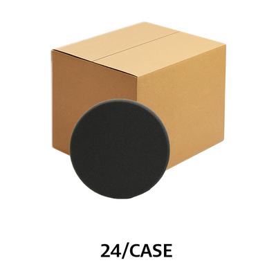 Lake Country Flat Foam Pads 5.5 Inch Black (Case of 24) - LC-76-72550