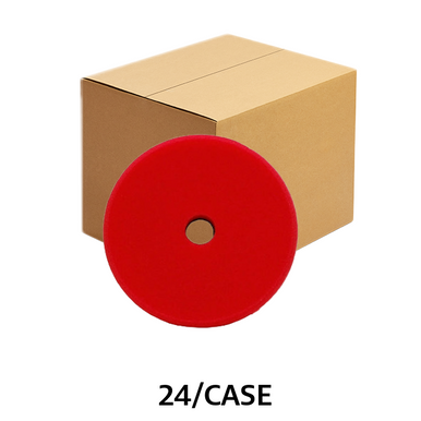 Lake Country Force Hybrid Foam Pads 5.5 Inch Red (Case of 24) - LC-FR-HRED5